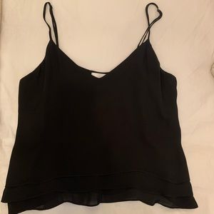 Parker Black Satin Tank